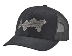[Color:::Black] Striker Ice Fossil Fish patch Trucker Cap