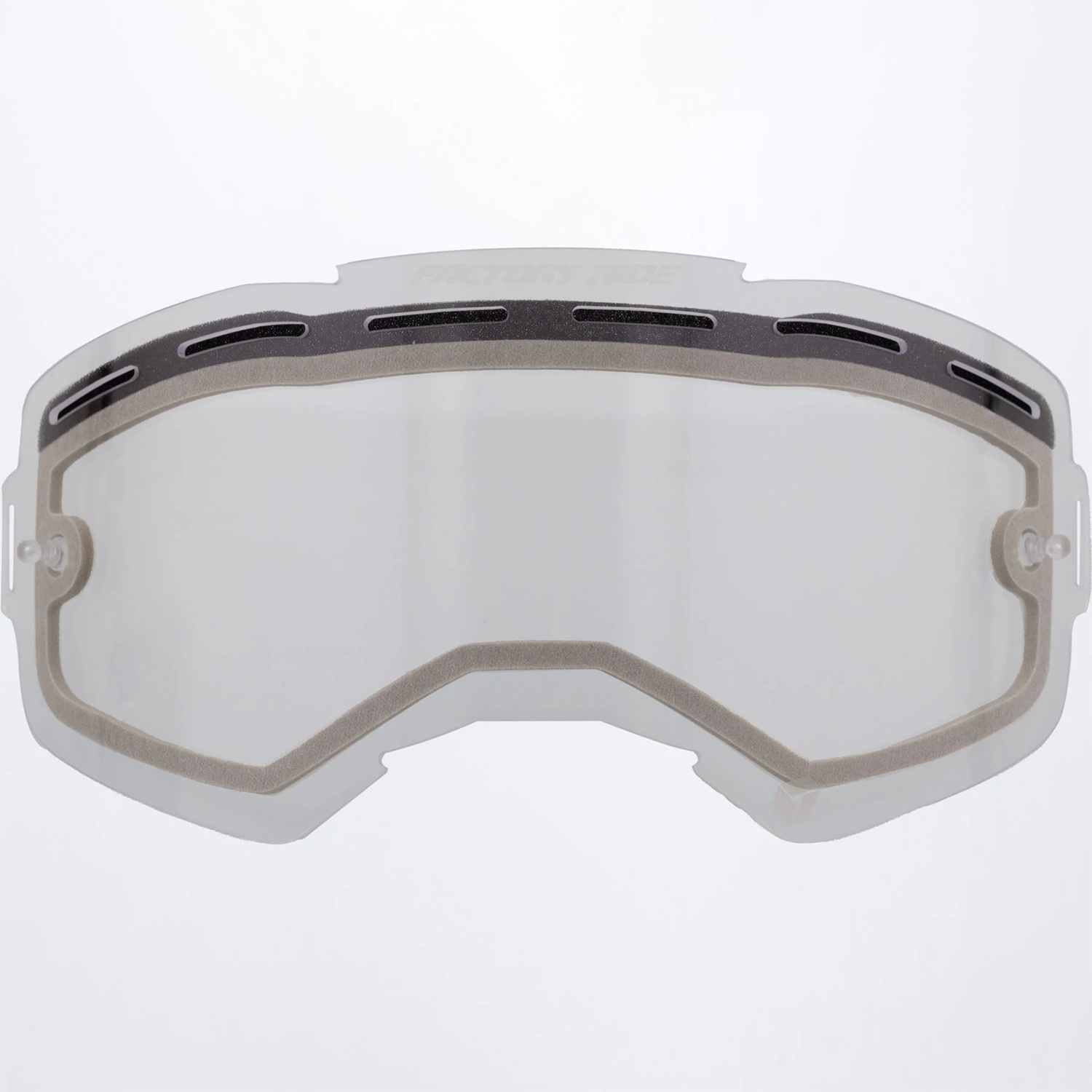 [Color:::Clear] FXR Factory Ride Dual 6-Vented Lens With Post