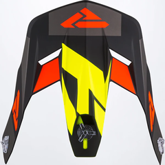 [Color:::Hi Vis-Nuke Red-Grey] FXR Clutch Boost Helmet Replacement Peak