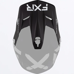 [Color:::Black-White] FXR Clutch CX Helmet Replacement Peak