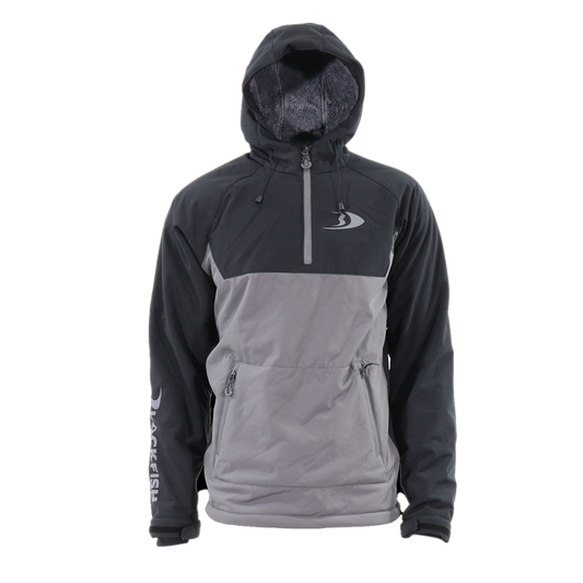 Blackfish Gale Soft-Shell Pullover - Charcoal / Black