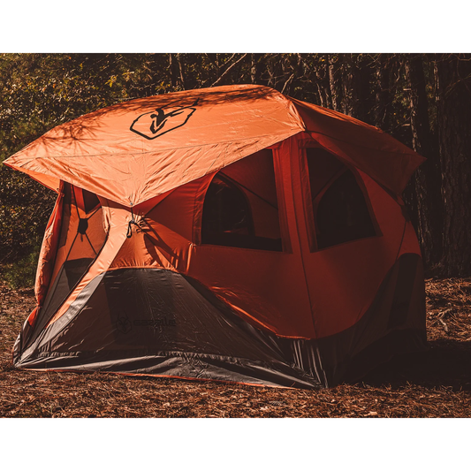Gazelle Tent T4 Pop-Up Portable Camping Hub Tent - Sunset Orange - 22272