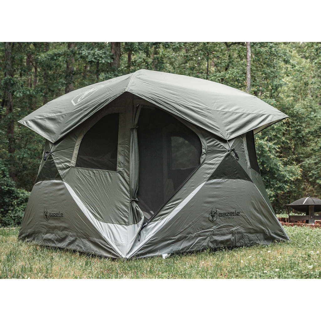 Gazelle Tent T4 Pop-Up Portable Camping Hub Tent - Alpine Green