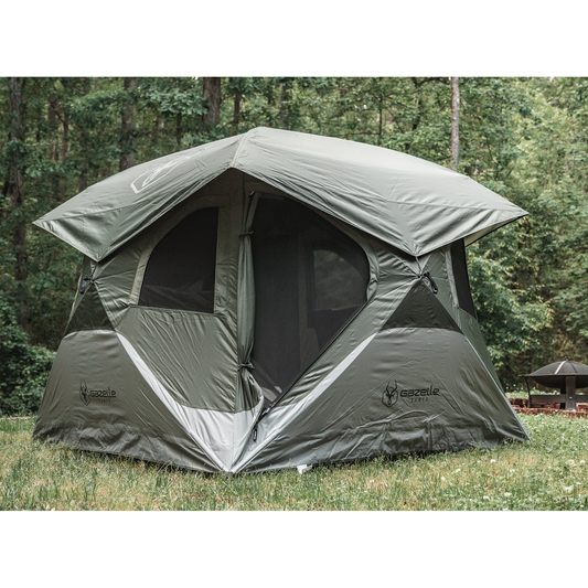 Gazelle Tent T4 Pop-Up Portable Camping Hub Tent - Alpine Green - GT400GR