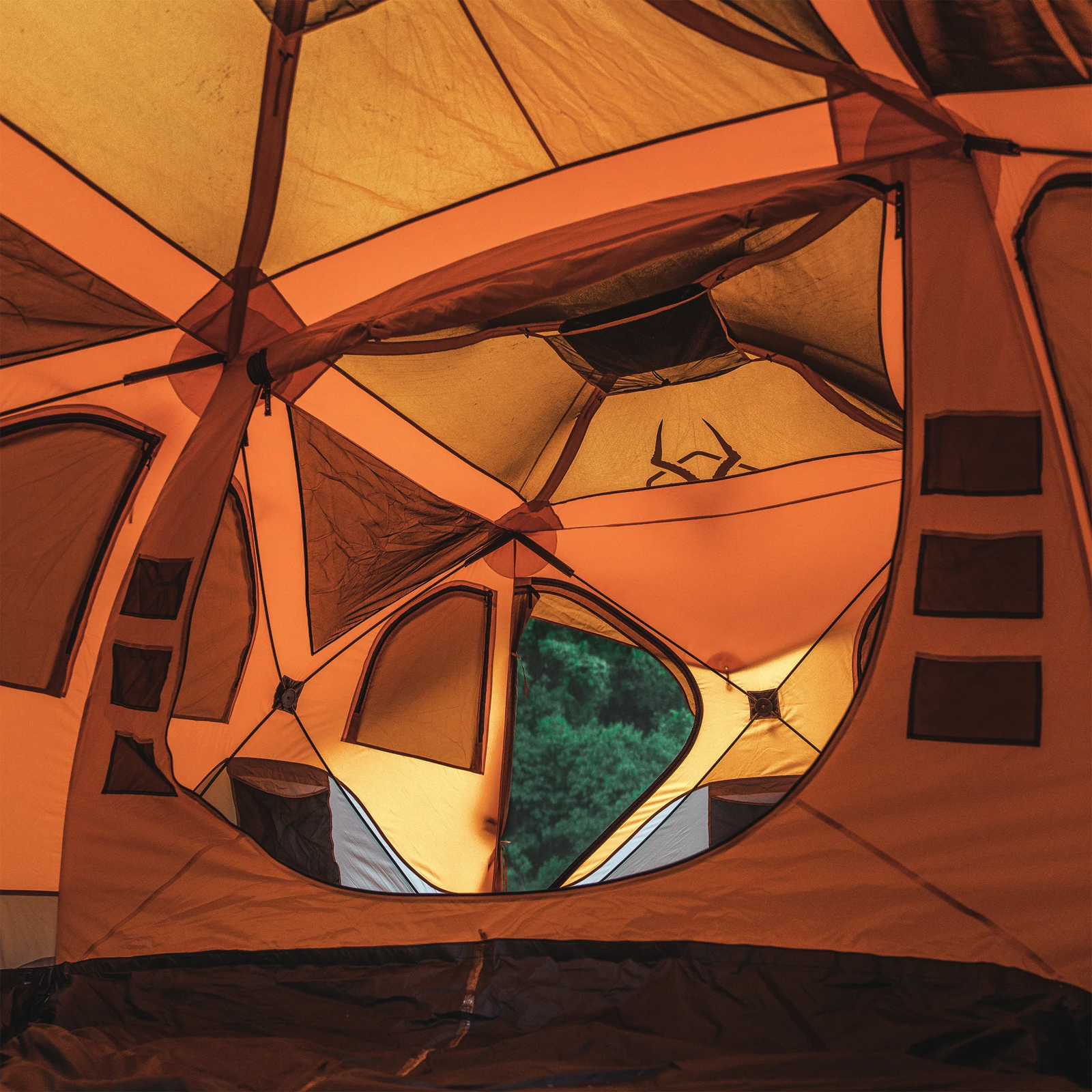 gazelle tent t4 Gazelle Tent T4 Plus Hub Tent - Sunset Orange