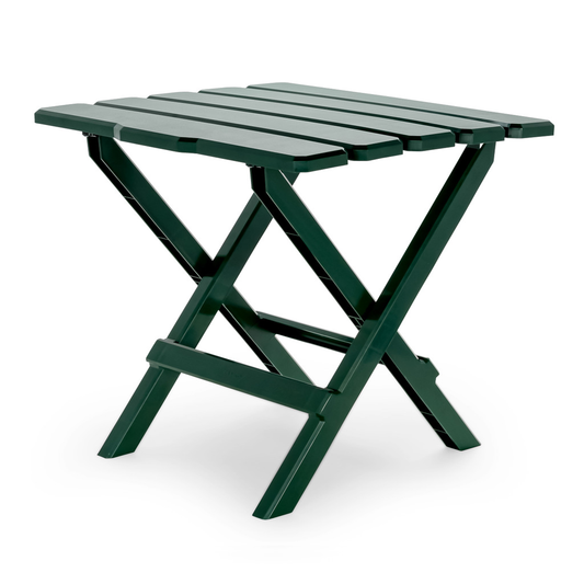Camco Adirondack Folding Side Table Large Green greentable