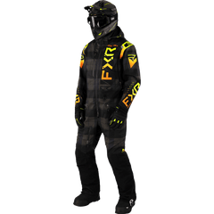 [Color:::Black Plaid-Inferno] FXR Helium Insulated Monosuit