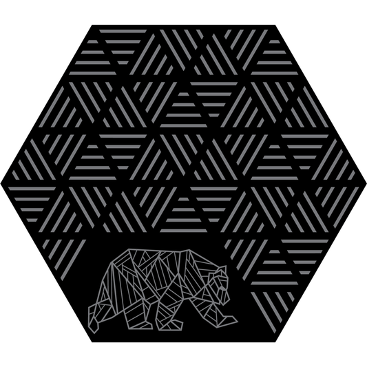 KUMA Hex Striped Peaks Outdoor Mat hexrug