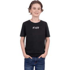 [Color:::Black / White] FXR Youth Pedigree Premium T-Shirt