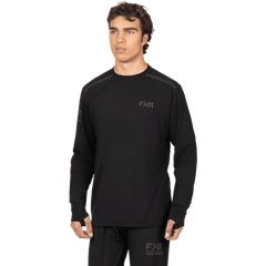 [Color:::Black] FXR Surge Bamboo Longsleeve Base Layer Shirt