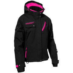 [Color::Black-Pink Glo] Castle X Women's Powder Jacket