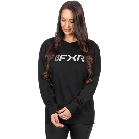  FXR Womens Mitered Cotton Crewneck Sweatshirt