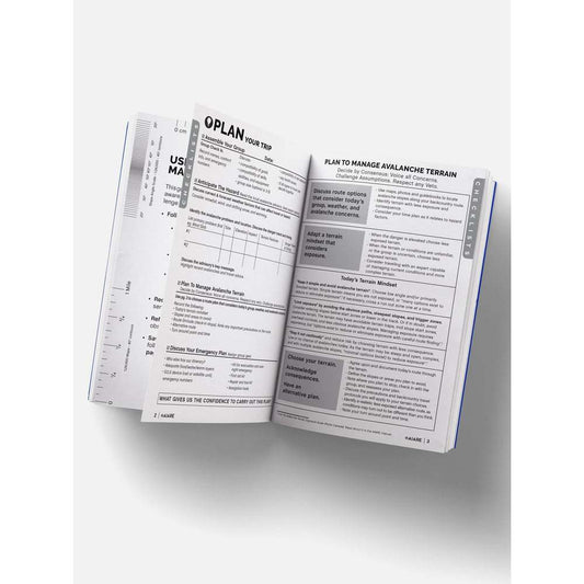 BCA AIARE Backcountry Decision-Making Guide Field Book 2027