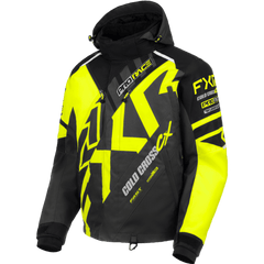 [Color:::HiVis / Asphalt / Black] FXR Mens Cold Cross CX Jacket