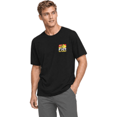 [Color:::Black / Tang] FXR Mens Mountain Premium T-Shirt