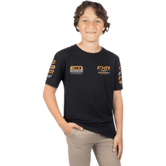 [Color:::Black / Gold] FXR Youth Race Div Premium T-Shirt