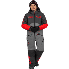 [Color:::Char / Grey / Nuke] FXR Youth Vertical Monosuit