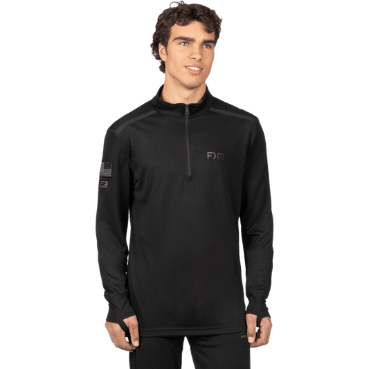  FXR Vapor Merino 1/4 Zip Base Layer Shirt