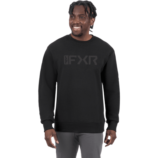  FXR Mens Mitered Cotton Crewneck Sweatshirt