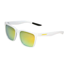 [Color:::White W/ Mirror Gold Lens] Castle X CX73 Polarized Sunglasses