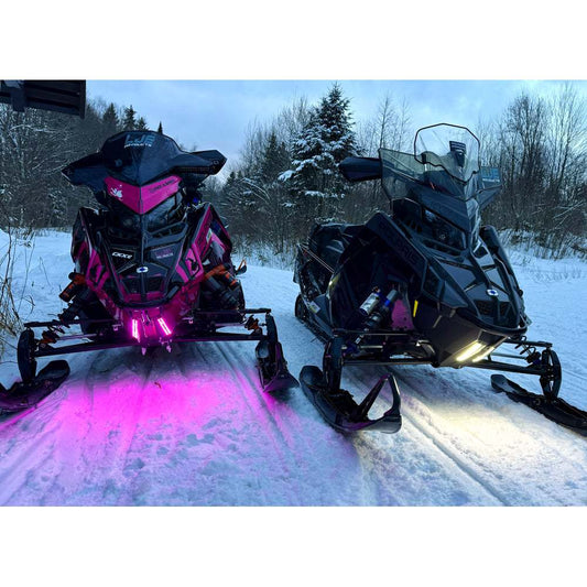 LJE Pink WhiteOut Safety Light for Polaris/Universal Pink