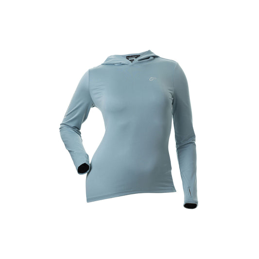 DSG Women's Juniper Hooded Shirt-Dusty Teal