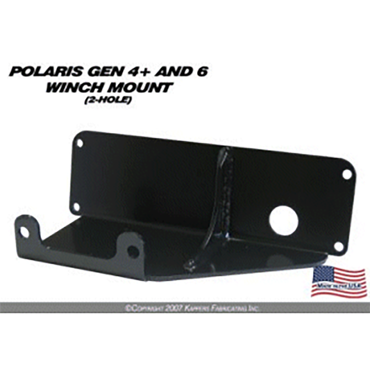 KFI Sportsman GEN4+ and GEN6 Winch Mount (2-Hole Mounted Winches) - 100340
