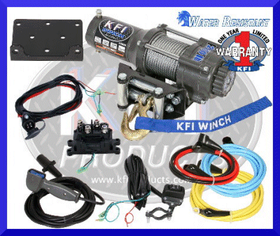 KFI 2500lbs KFI ATV Winch Kit Kit