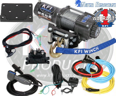 KFI 3000lbs KFI ATV Winch Kit Kit