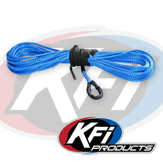 KFI 3/16" Amsteel Synthetic 50' ATV Winch Cable (Blue) - AM-B