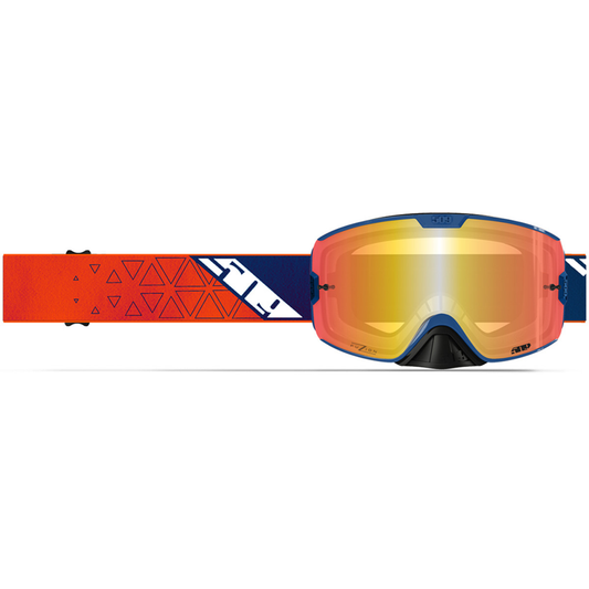 509 Kingpin Fuzion Offroad Goggle Orange Navy / Fire Mirror