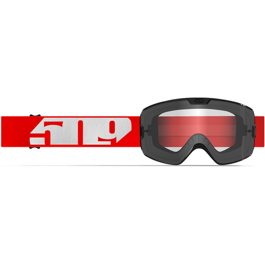 509 Kingpin Lite Offroad Goggle Red / Clear