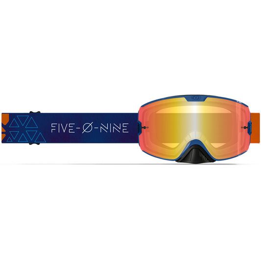 509 Kingpin Offroad Goggle Orange Navy Hextant / Fire Mirror