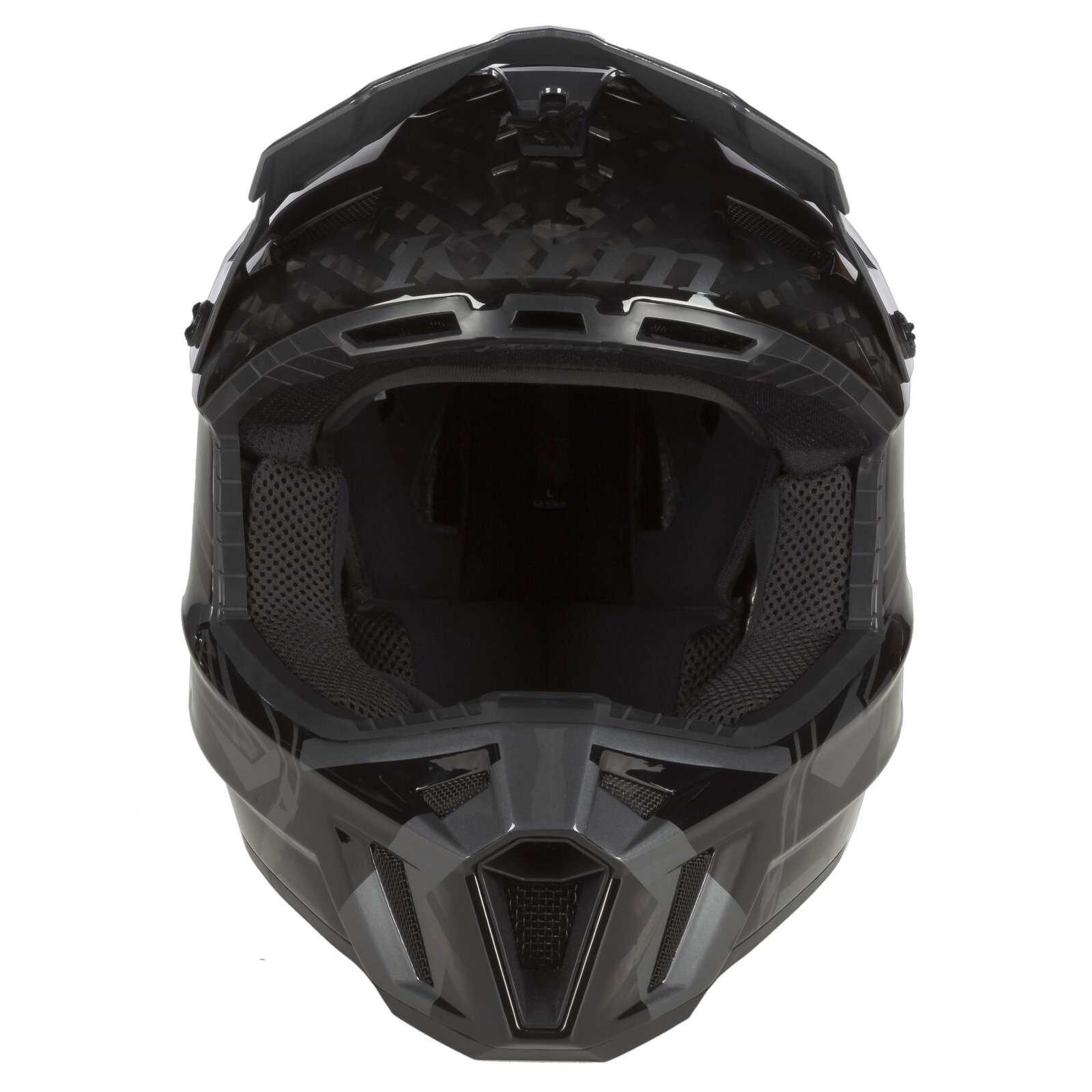 Klim F3 Carbon Pro Helmet ECE Diamondback Electric Blue Lemonade / MD