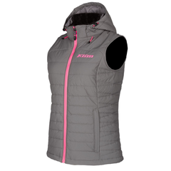 [Color:::Knockout Pink - Castlerock Gray] Klim Women's Arise Vest