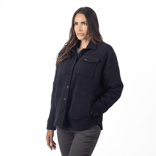Klim Women's Darby Canyon Fleece Shirt Jacket Black1