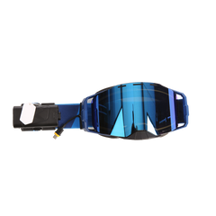 [Color:::Slope Electric Blue Lemonade - Dark Smoke Blue Mirror] Klim Edge eFire Goggle