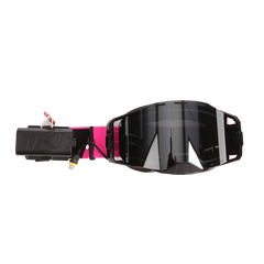 [Color:::Slope Pink Glo - Dark Smoke Silver Mirror] Klim Edge eFire Goggle