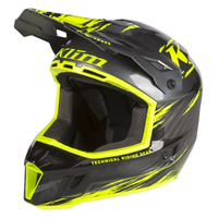 [Color:::Thrashed Asphalt - Hi Vis] Klim F3 Carbon Pro Helmet ECE
