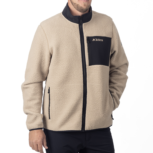 Klim High Pile Jacket Montana Tan - Black1