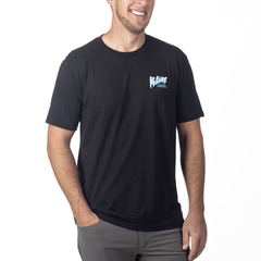 [Color:::Black - Ice Blue] Klim Powabunga Tri-Blend Tee