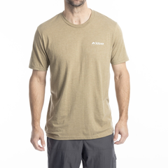 [Color:::Coyote Brown Heather - White] Klim Saddle Mountian Tri-Blend Tee