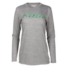 [Color:::Aluminum Gray - Wintermint] Klim Women's Frost Long Sleeve Tee
