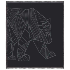 Kuma Bear Sherpa Throw Blanket bearthrow
