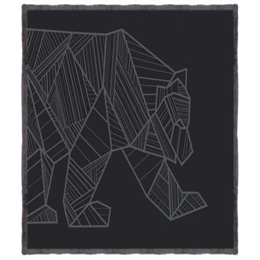 Kuma Bear Sherpa Throw Blanket bearthrow