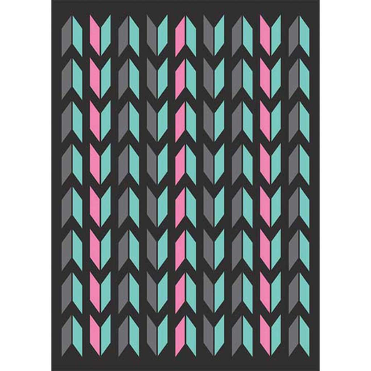  KUMA Chevron Outdoor Mat 9 ft x 9 ft