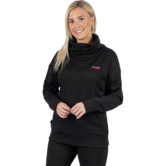 [Color:::Black/E Pink] FXR Women's Ember Pullover Sweater