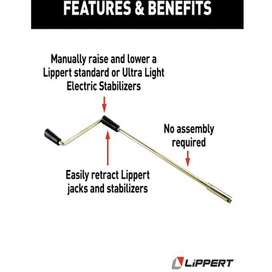 Lippert Manual Crank Handle for Stabilizers & Landing Gear lippertcrank