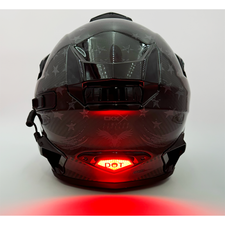 [Color:::Glossy Black] Blizzard Buster Helmet Safety Light for CKX Mission Helmet