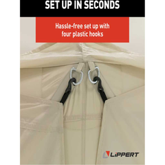 Lippert Picnic Popup Gazebo Wind Panels 12 ft x 12 ft screen1